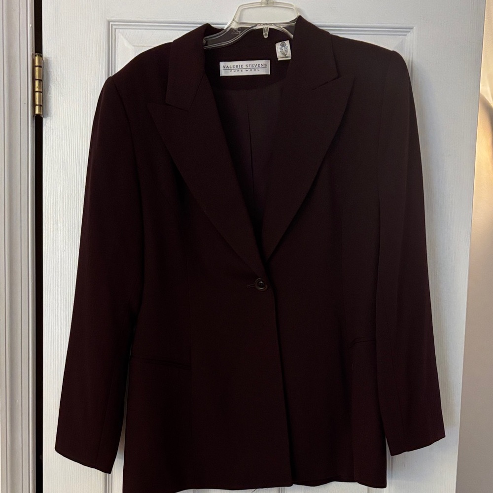 Valerie Stevens Dark Brown Blazer